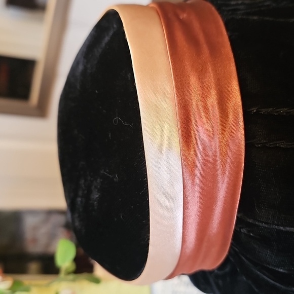 Delman Black Velvet Hat with Multi-color Satin Ribbons - Picture 9 of 9